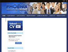 Tablet Screenshot of phoenixrecruitment.com